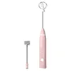 1 PCS Electric Milk Frother Portable Egg Beater USB Rechargeable Handheld Coffee Blender Milk Shaker Mixer Foamer Food Blender 1