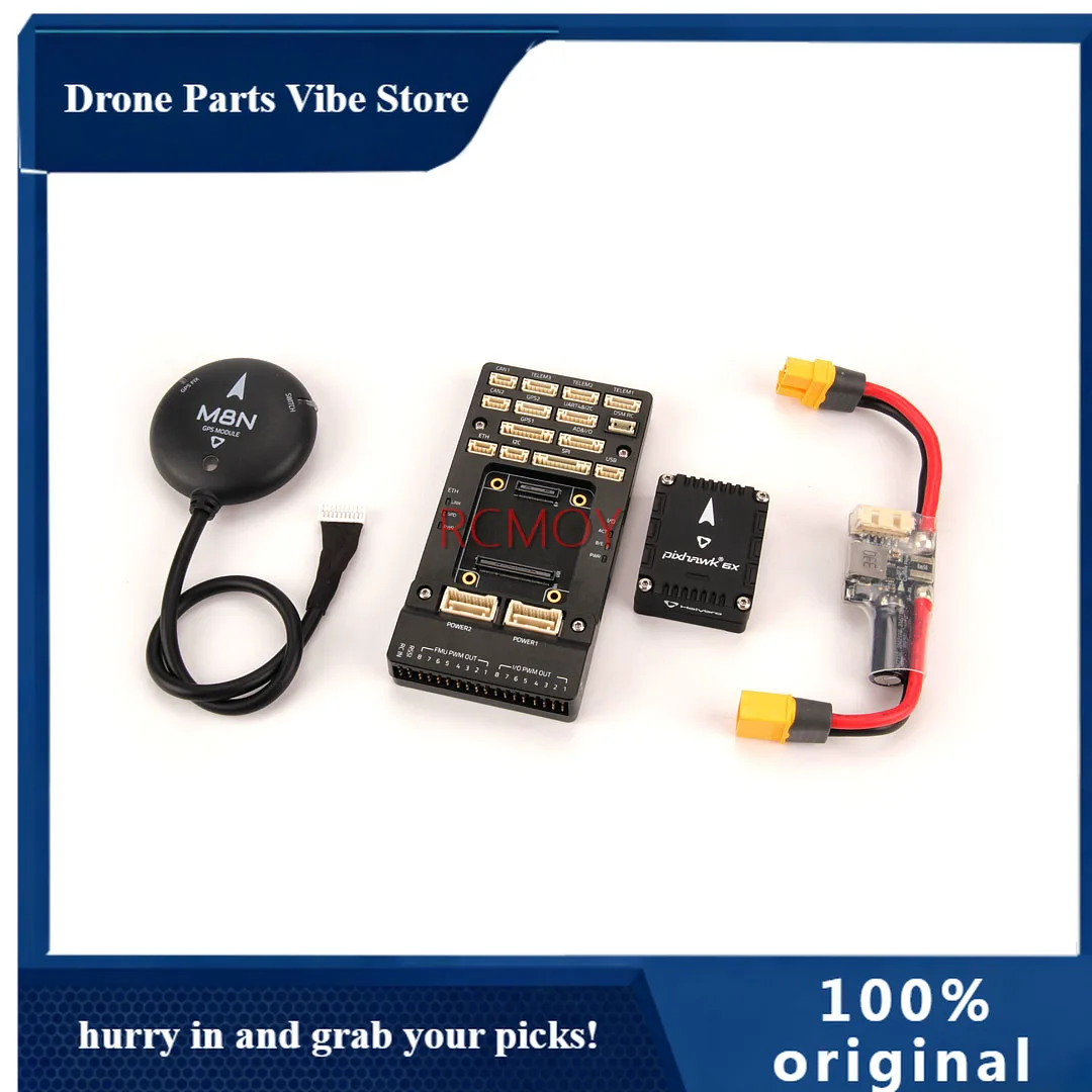 APNewest Holybro Pixhawk 6X Flight Controller Standard / MINI Version Barometer / Gary 32 Bit Arm For Airplane Quadcopter
