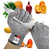 1 Pair Grade Level 5 Cut-resistant Gloves Anti Cutting Safety Gloves for Kitchen Garden Woodworking Construction Gardening 1