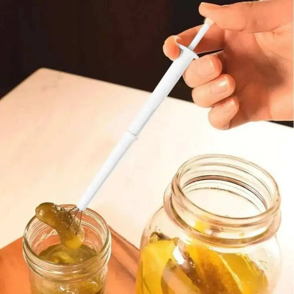 Kitchen Clips Multifunction Pickle Picker 4 Claw Convenient Food Grabber Tools Reusable Plastic Pickle Pincher Kitchen - 6