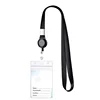 1pc Transparent Staff ID Work Card Cover with Lanyard Exhibition Name Badge Holder Neck Strap Pass Access Bus Card Sleeve Case 2