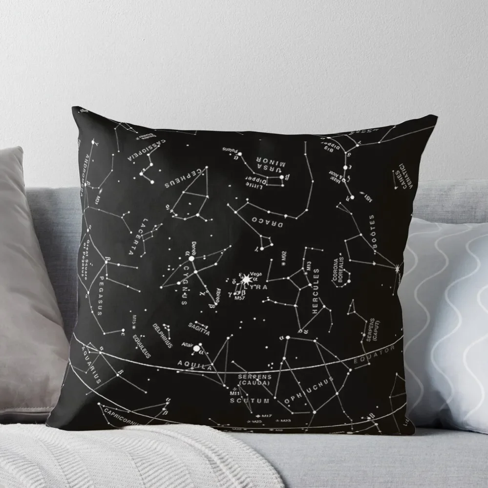 

Constellations Throw Pillow Embroidered Cushion Cover Sofa Cushions Covers