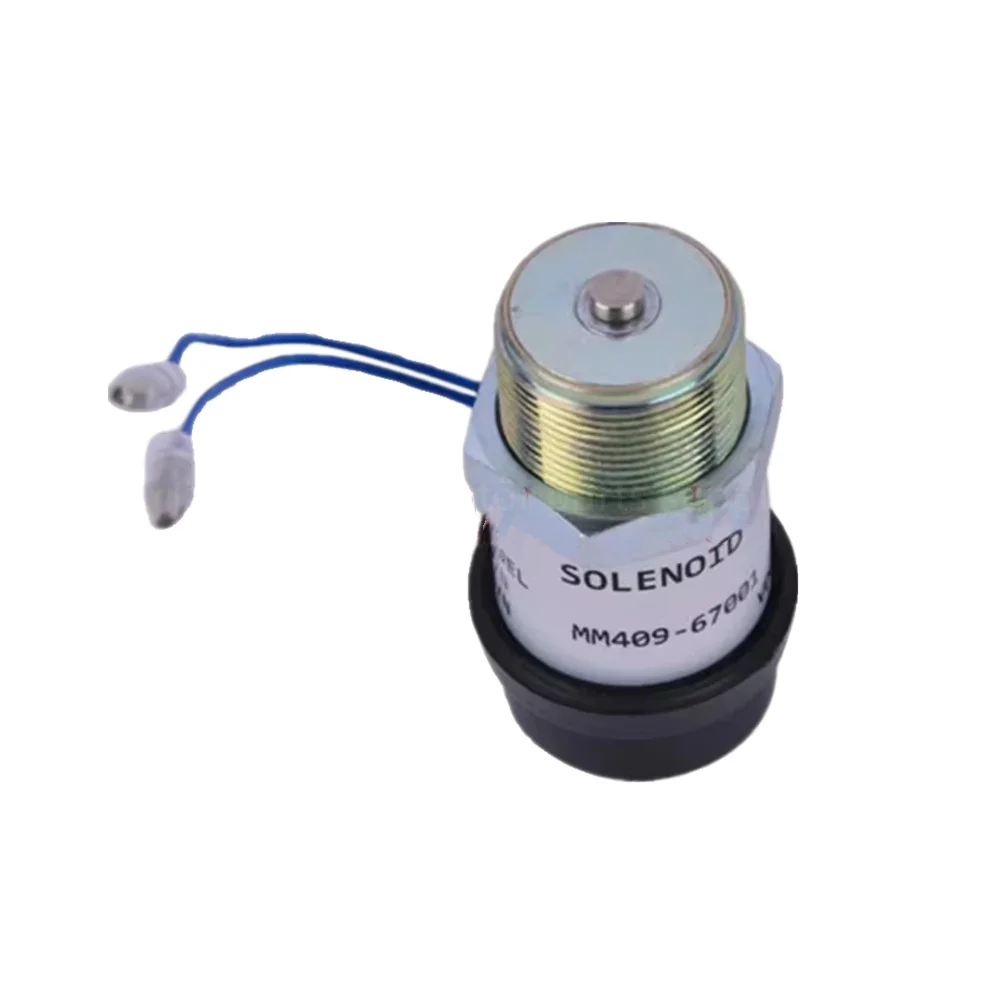 

For MM409-67001 E301.5 303 304 305 305.5 306 Flameout Switch Solenoid Valve Fuel Stop Valve Excavator Parts