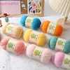 40g/Set 80Colors  Milk Cotton Knitting Wool Yarn Needlework Dyed Lanas For Crochet Craft Sweater Hat Dolls 2