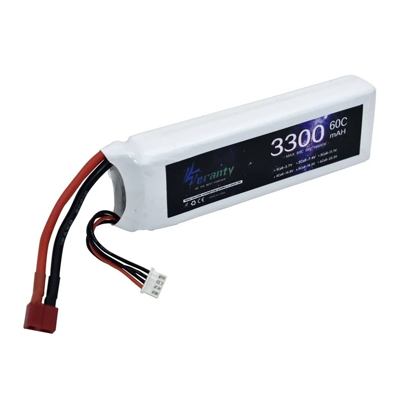 11.1V 3300mAh 60C 3S LiPo Battery SPECIFICATION