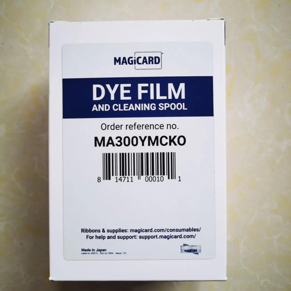 오리지널 Magicard 컬러 리본 염료 필름, Magicard enduro3e Rio Pro 및 Pronto, MA300YMCKO
