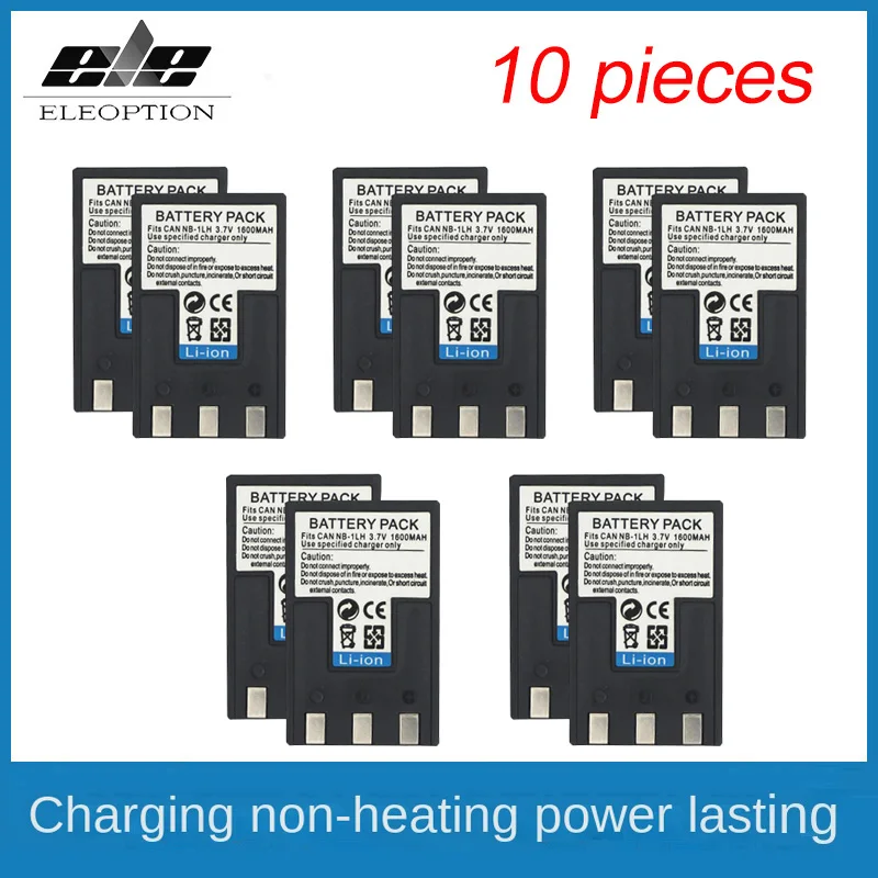 10PCS NB 1LH NB 1L NB 1LH Battery for Canon PowerShot 100 200 S110