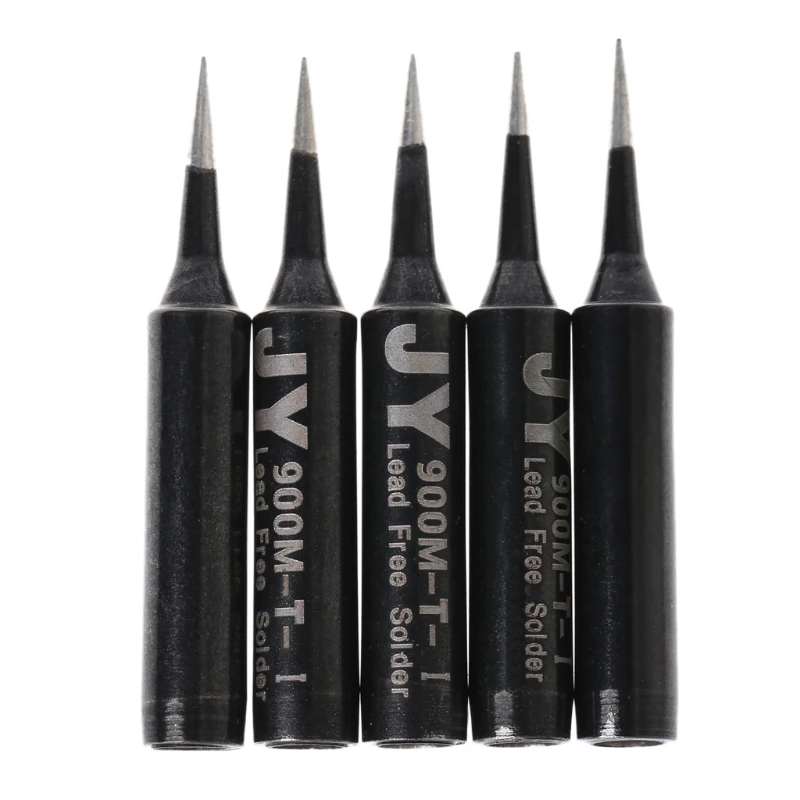 

5 Pcs Lead Free Replacement Soldering Solder Iron Tips 900M-T-I For Hakko Saike