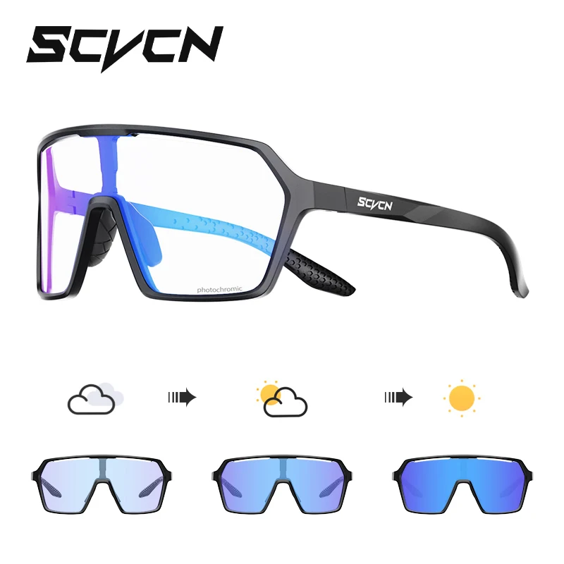 Unisex Photochromic UV400 Cycling & Sports Sunglasses