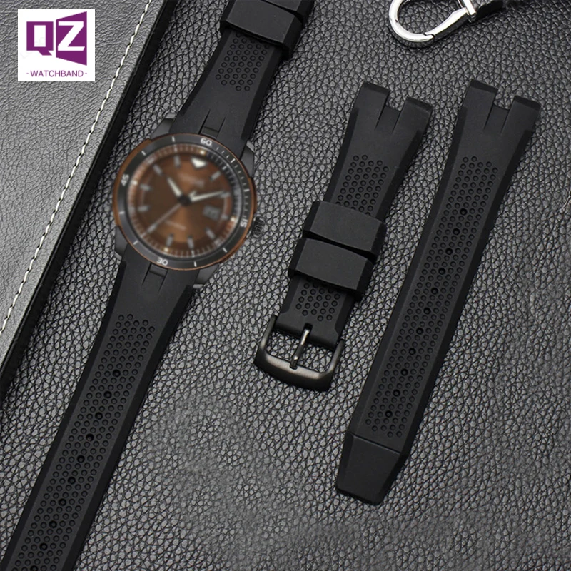 

Ремешок силиконовый 24 мм для часов CITIZEN AW1479-01L AW1476 1475 1477 CA4154 4155, ремешок для часов, спортивный резиновый водонепроницаемый браслет
