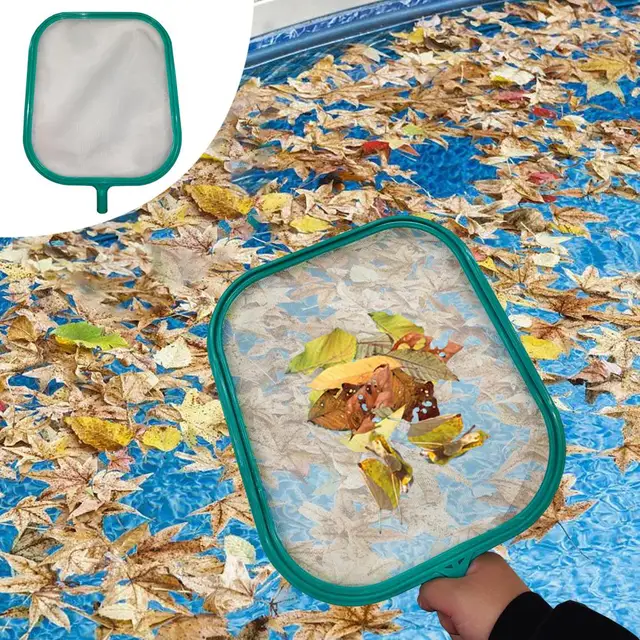 Könnyű Medence Nettó Kopásálló Levélképzőháló Finom Háló Úszómedence Törmelék Tisztító Szerszám - Image 3