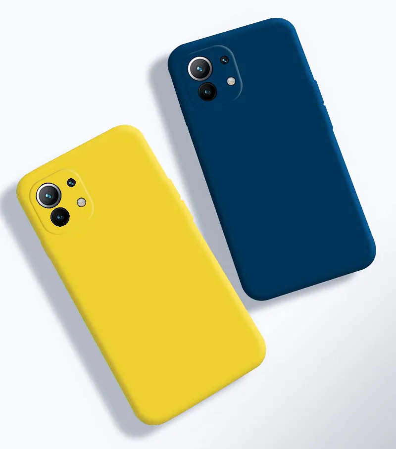 Candy Solid Color Soft Silicone Phone Case - Matte Finish