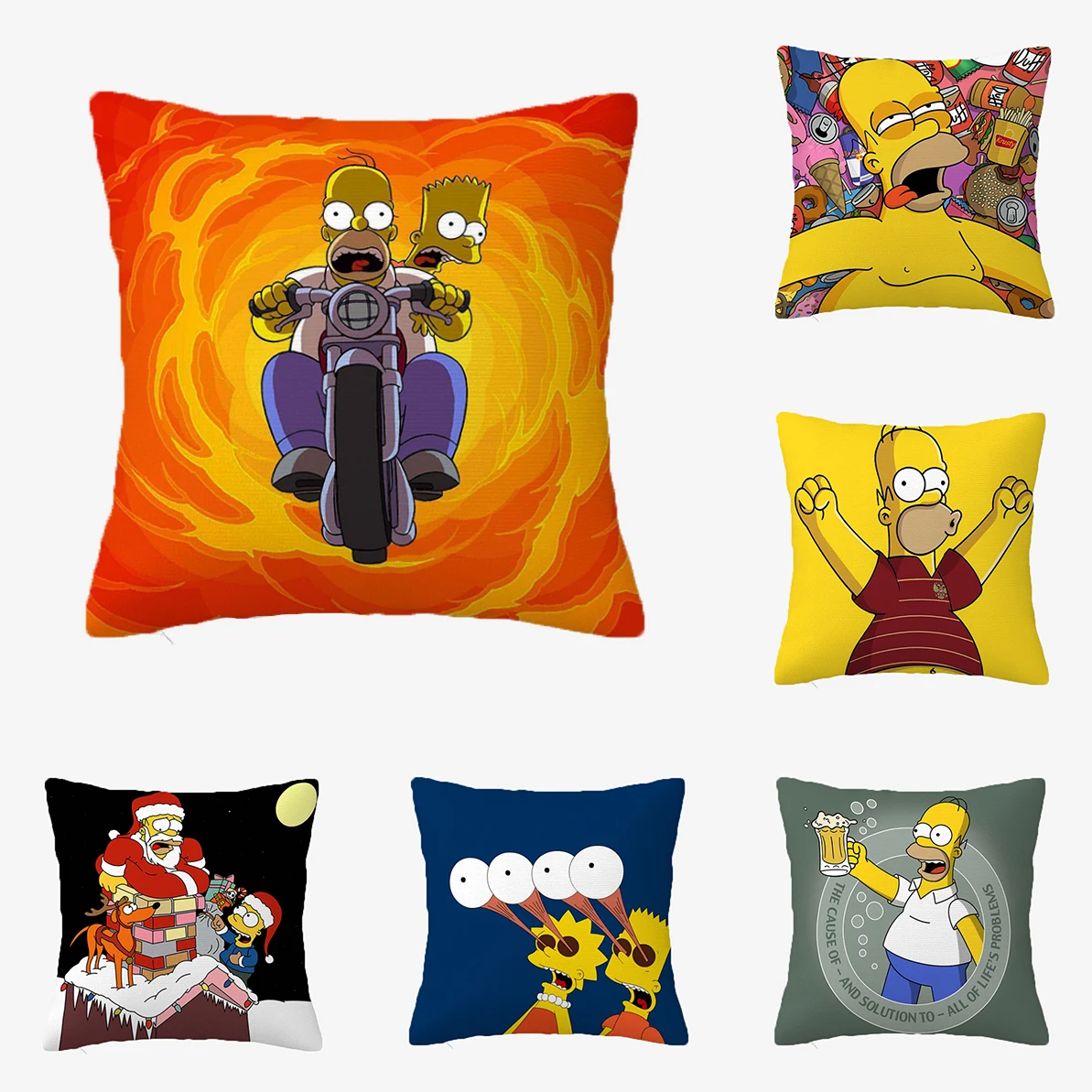 

The S-Simpsons Double Sided Printing Body Pillow Cover 40x40 Cushion Covers for Bed Pillows Decor Home Decorative Pillowcases
