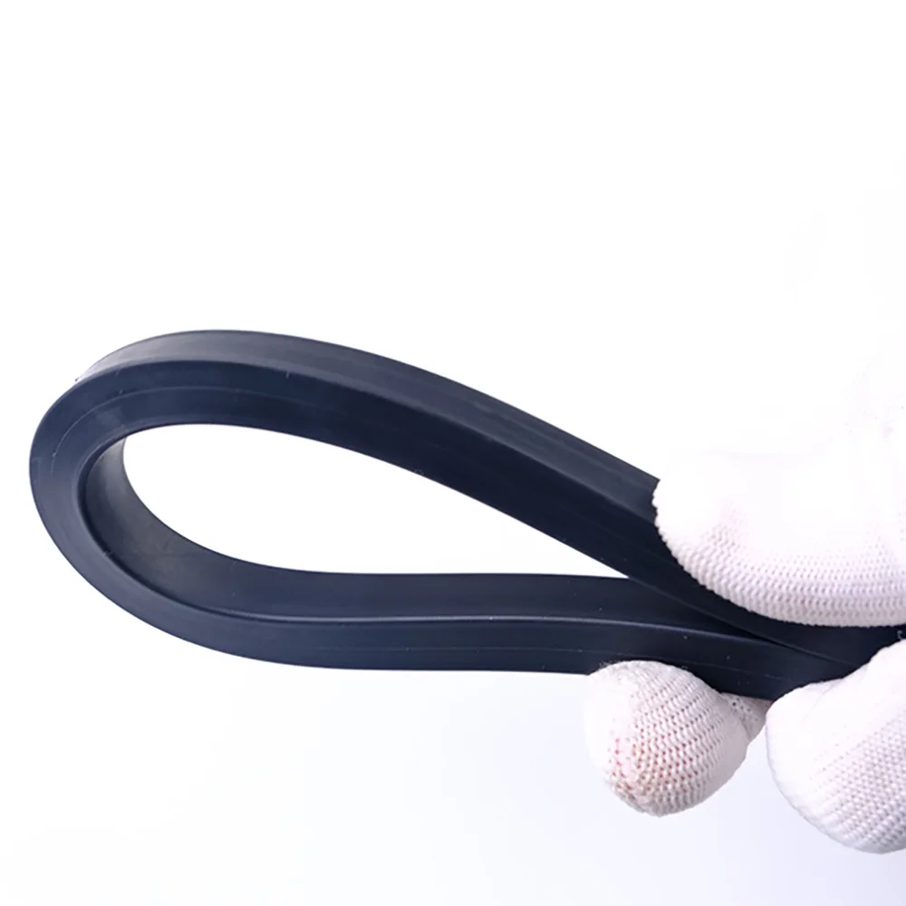 Black Square Fluorine Rubber Strip 4mm 5mm 6mm 7mm 8mm Fluororubber Cord Seal Acid Alkali Corrosion High Temp And Oil Resistant rubber seal strip