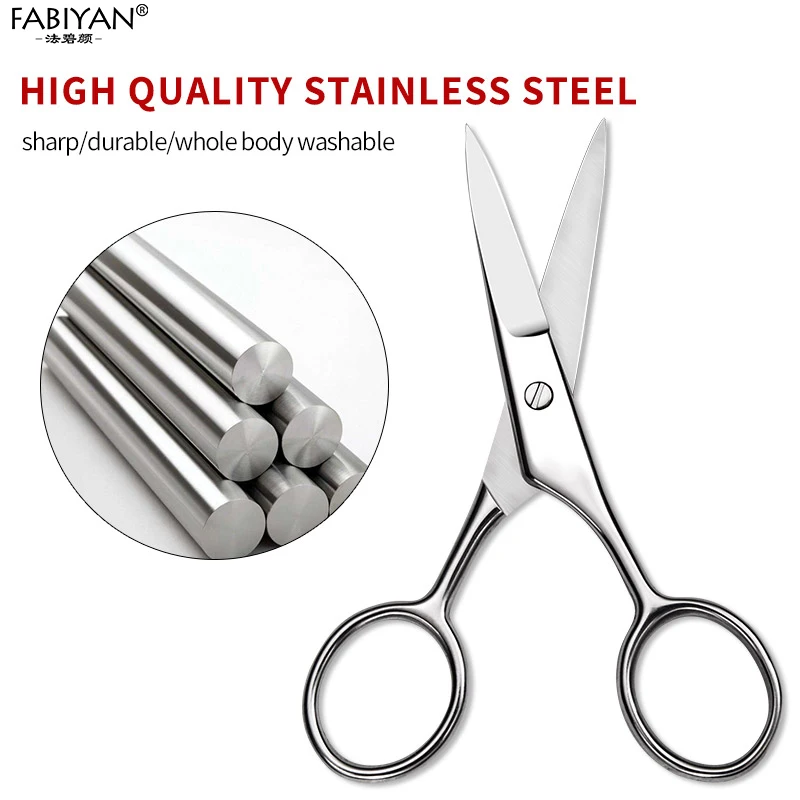 Stainless Steel Eyebrow Eyelash Nose Hair Scissors Remover Makeup Tool Nail Scissors Manicure Cuticle Remove Cutter Trimmer nose hair scissors eyebrow scissors stainless steel scissors manicure scissors facial hair scissors surgical scissors beauty scissors ophthalmic scissors