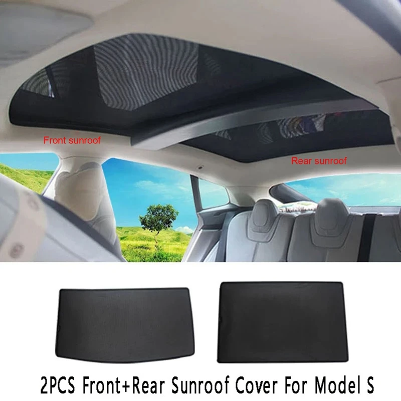 Dustproof UV Sunroof Sunshade For Tesla Model S Tiamu Car Sunroof Cover Sunscreen Anti 