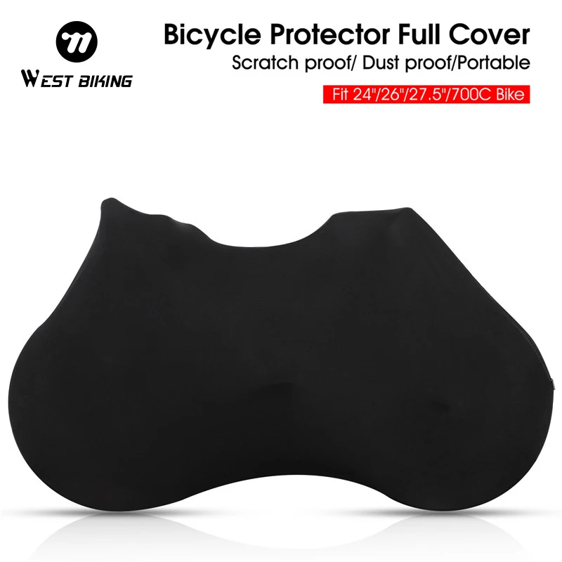 WEST BIKING Bicycle Protector Cover MTB Road Bicycle Full Protective Cover For 24-27.5Inch/700C Bike Scratch-proof Storage Bag