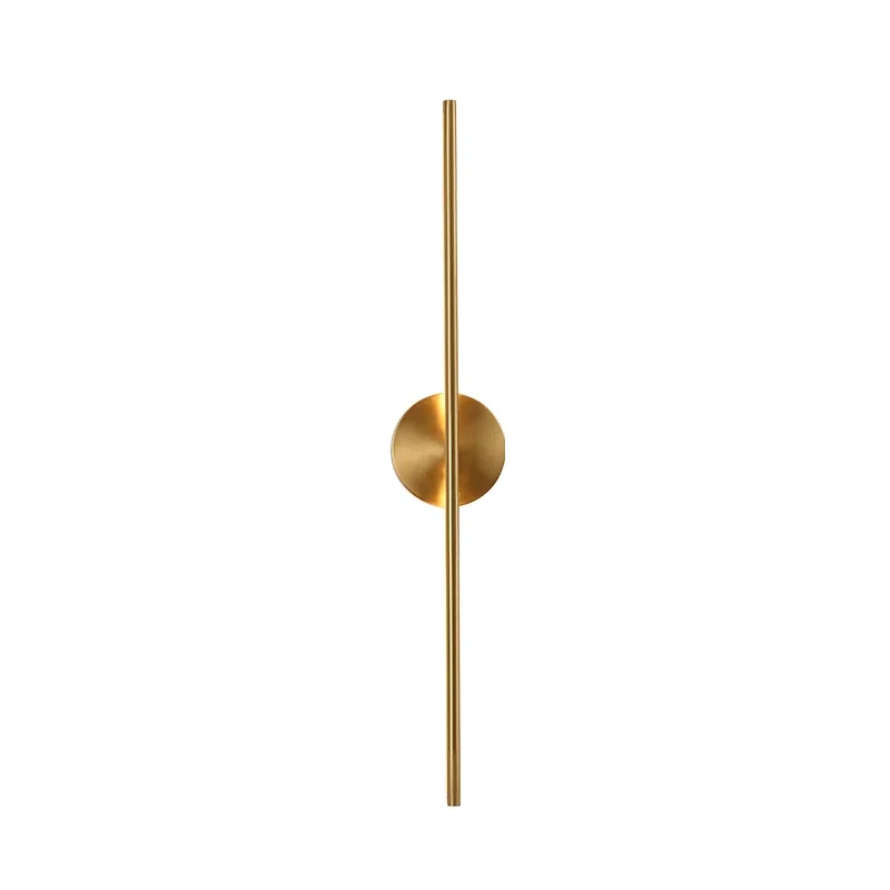 Modern Simple Living Room Bedroom Bedside copper Wall Sconce Lamps Up Down Background Opposite Luminous Black Led Wall Lights 6