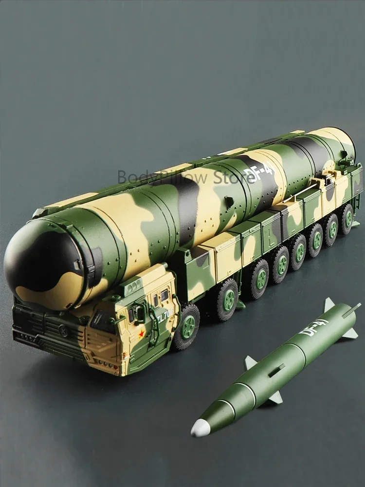 Dongfeng 41 Launcher Rocket Transporter Car Model Toy Ornament