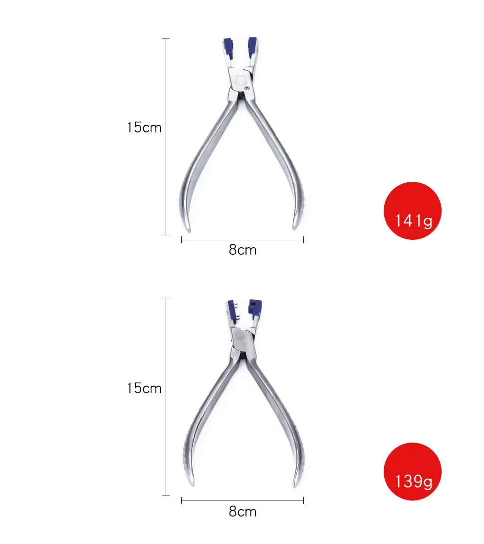 Optische Brillen Zange Schraubendreher Randlose Rahmen Zange Set 2 Zange 1 Cutter 8 Schraubendreher – Detail 16