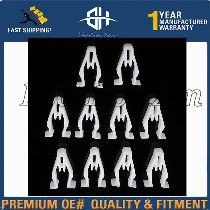 

10pcs Bike Cowling Instrument Cover Bar Fairing Snap Clip Plastic Fastener Clips 90666-SDA-A01 For Honda