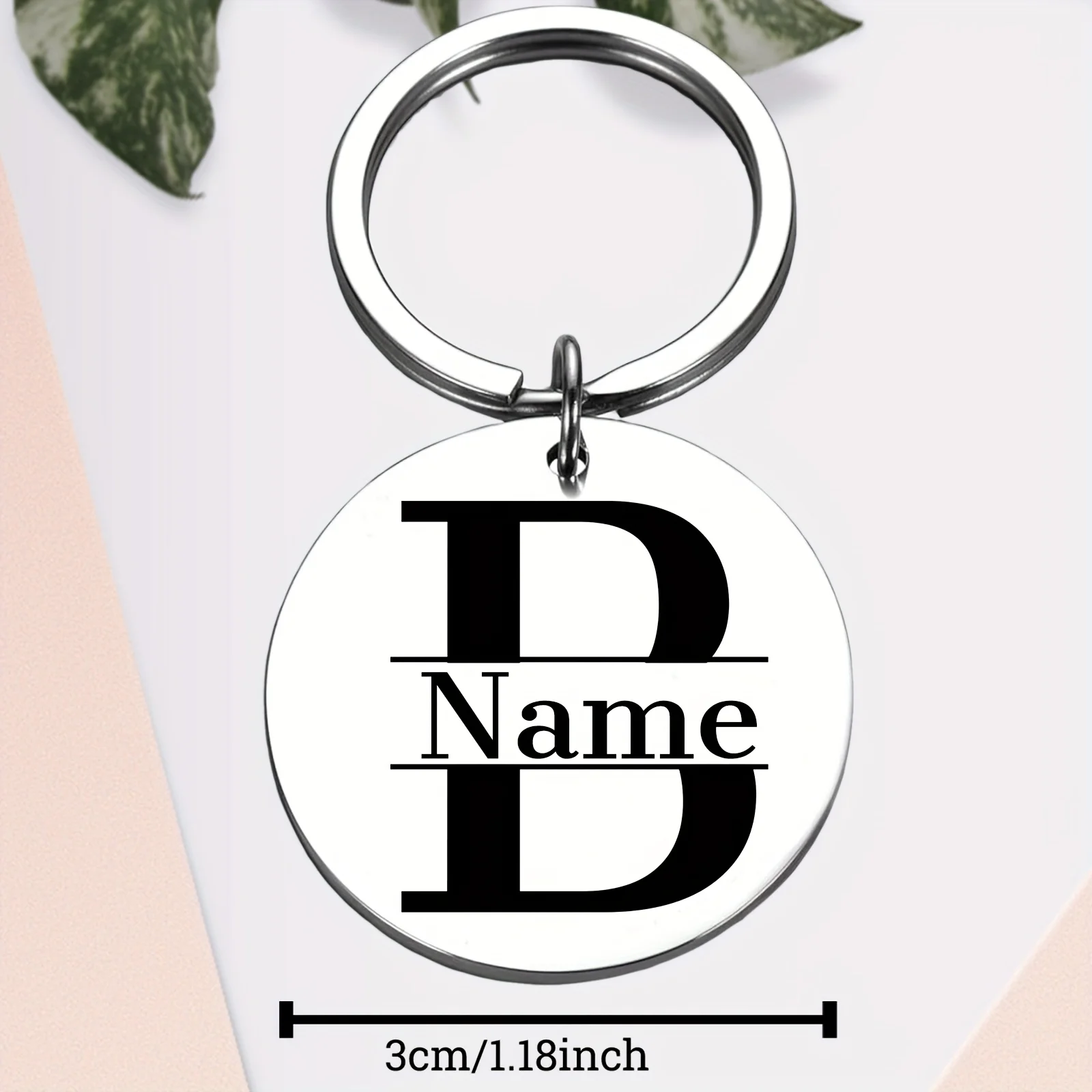 Custom Name Laser Engraved Keychain - Perfect for Graduations, Family, and Couples Gifts