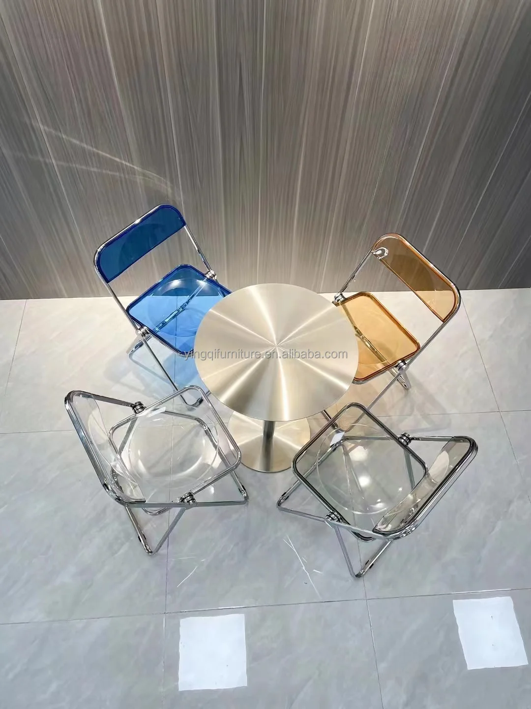 Hot Sale Stainless Steel Leisurely Chair For Coffee Shop Or Outdoor Camping