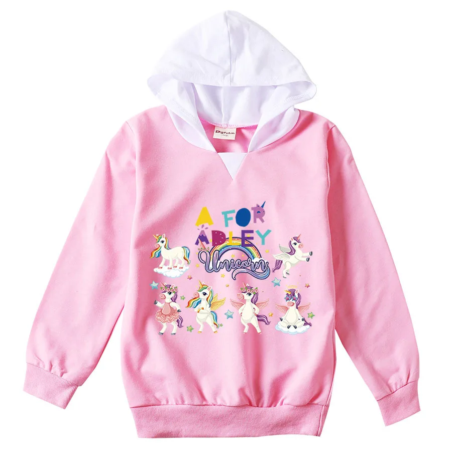 

Anime A FOR ADLEY Hoodie Kids Aesthetic Clothing Children Long Sleeve Sweatshirt Baby Boys Casual Hoodies Teenager Girls Sweater