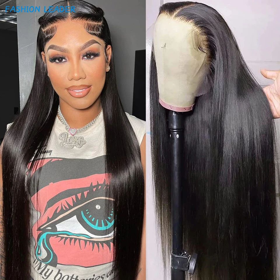 

Straight Lace Front Human Hair Wigs Transparent 13x4 13x6 Lace Frontal Wig Brazilian Remy Lace Closure Wig Baby Hair For Women
