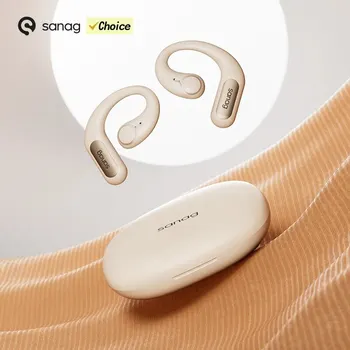 Sanag Sport Z63 블루투스 5.3 헤드폰, 공기 흐름 생체 공학 달팽이관 회전 이어 후크, 딥 베이스, IPX7 방수 스포츠 이어버드, 신제품