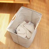Waterproof Laundry Basket Cotton Linen Dirty Clothes Baskets Laundry Organizer Foldable Sundries Storage Bag Foldabling Hamper 4