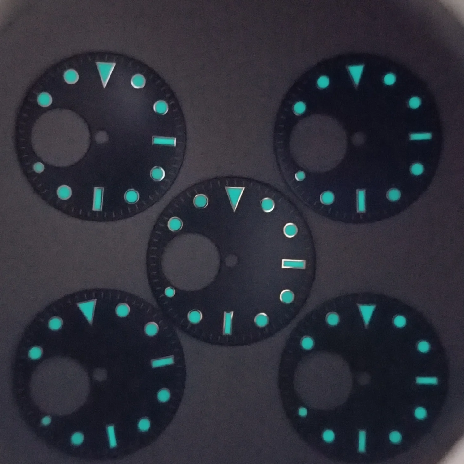 28.5mm NH Dial Watch Face Hollow Surface Suitable For NH Movement Men's Watch Accessories No Calendar Customizable