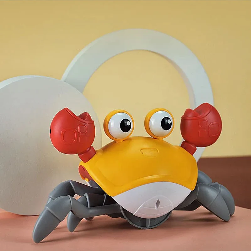 Funny Kids Induction Escape Crab Crawling Toy Baby Electronic Pets Musical Toys Educational Toddler Moving Toy Christmas Gift 6