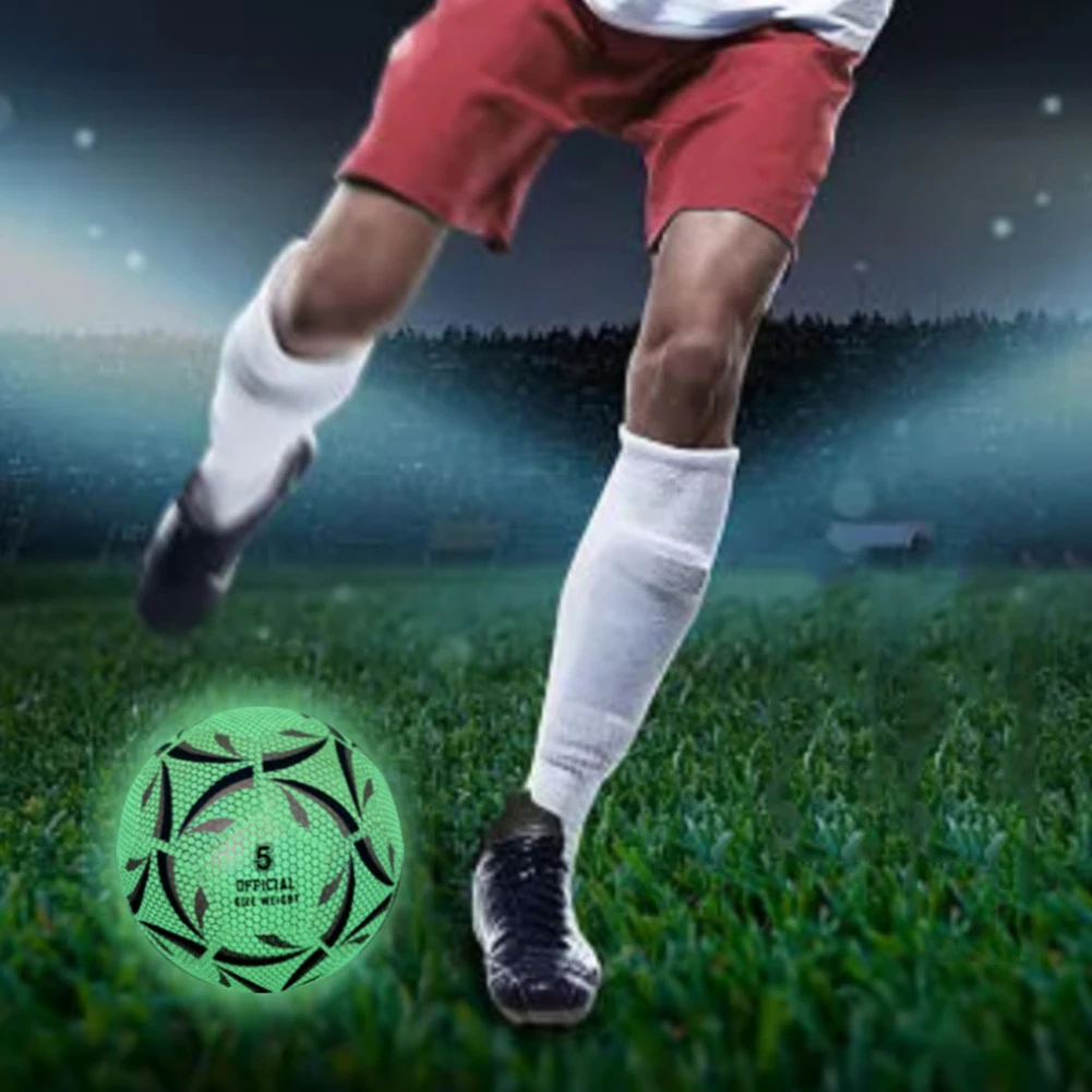 Generic Luminous Reflective Soccer Ball Training Competition Balls