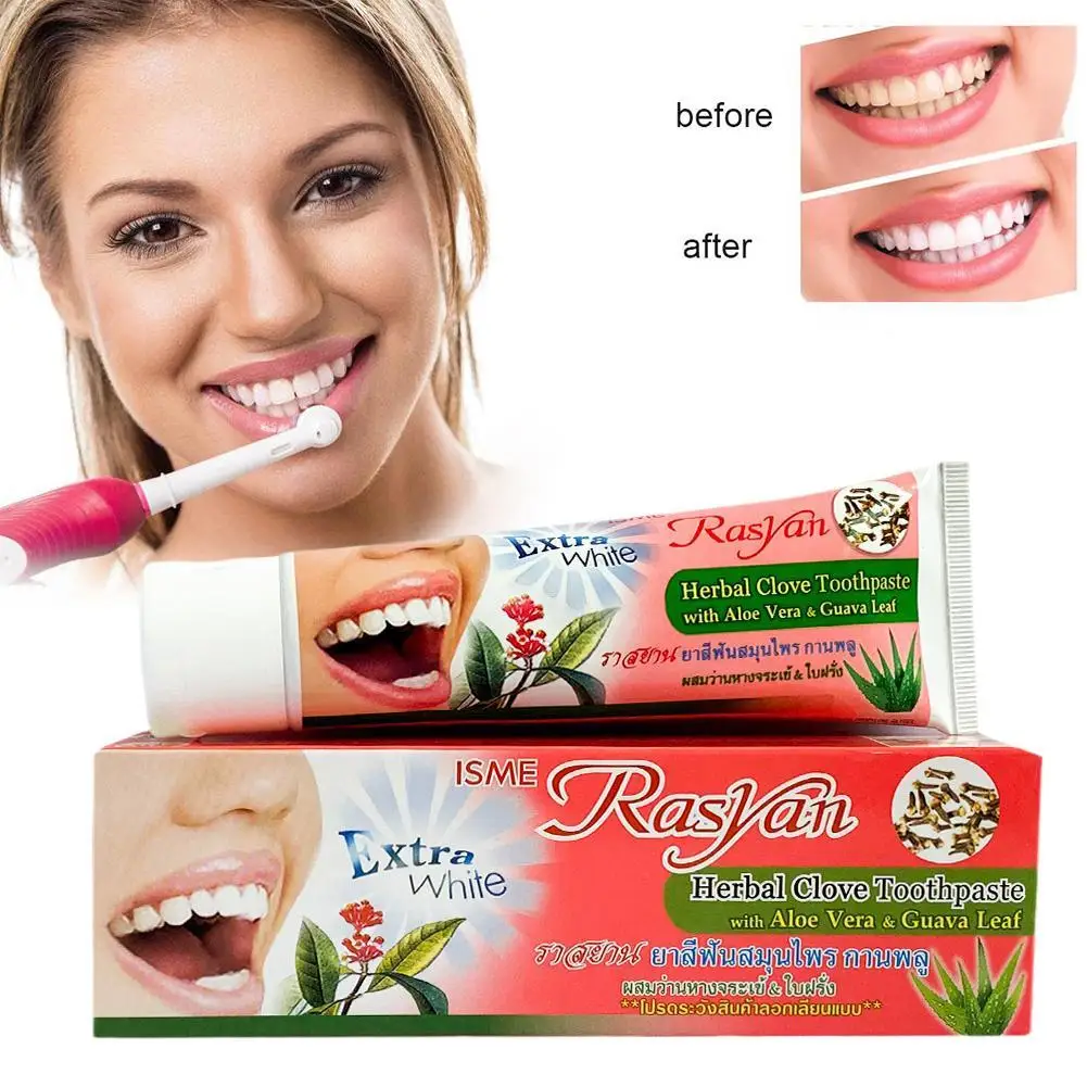 ThailandToothpasteHerbCloveMintFlavorTeethWhitening