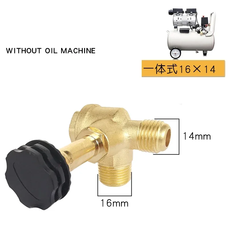 Silent Oil-Free Air Compressor Electromagnetic Check Valve Accessories 220V380V Solenoid Valve Power Off Pressure Relief 1X air compressor valve accessories