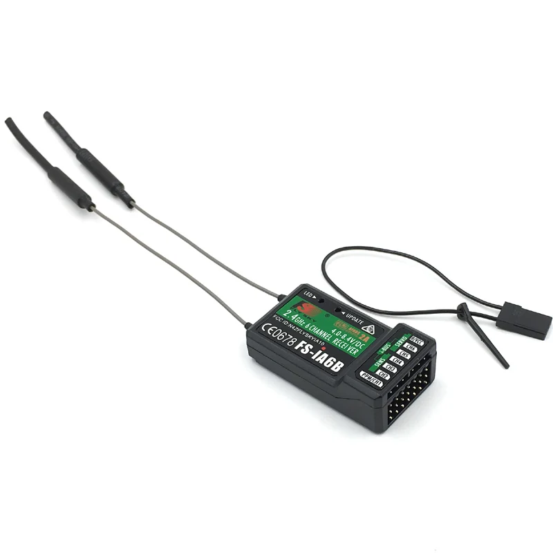 Flysky FS-IA6B Remote Control IA6B Receiver 2.4G 6 Channel FLY SKY Plastic for DIY FPV RC Airplane Quadcopter boat Model