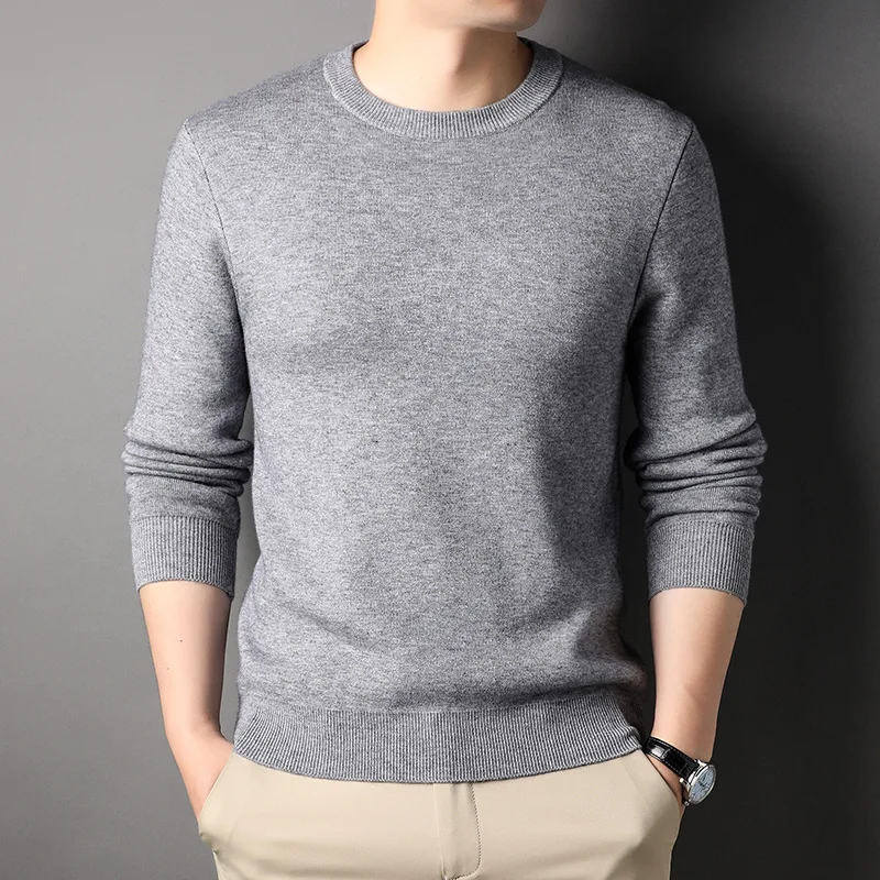 

Pullover Men Men's Jumpers Knit Sweater Men's Winter Sweater Stylish Men's Clothing Solid Color Slim Fit Crew Neck Shirt