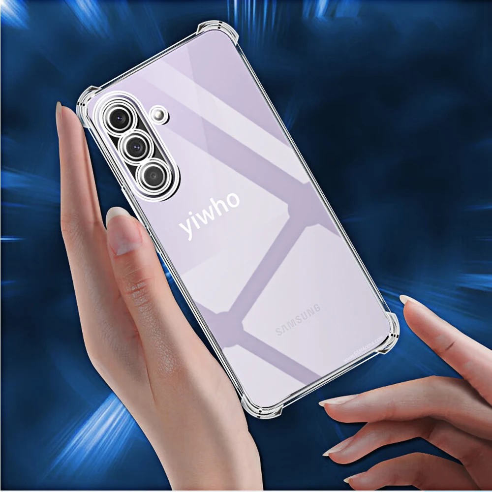 Shockproof Transparent Back Phone Case - Full Cover Clear Shell (1-10pcs)