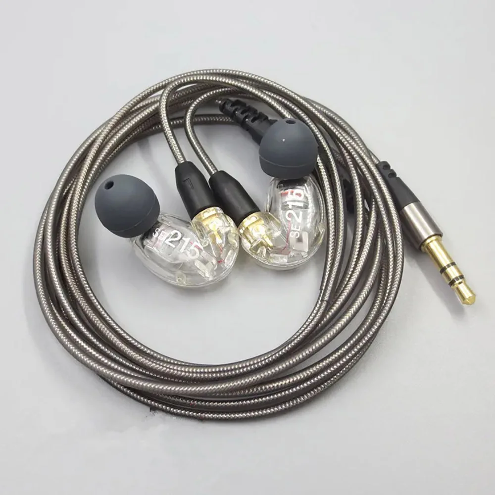 DIY MMCX SE215 Headset Hifi Stereo In Ear Earphones Bass Headphone MMCX for Shure for IPhone Xiaomi Samsung