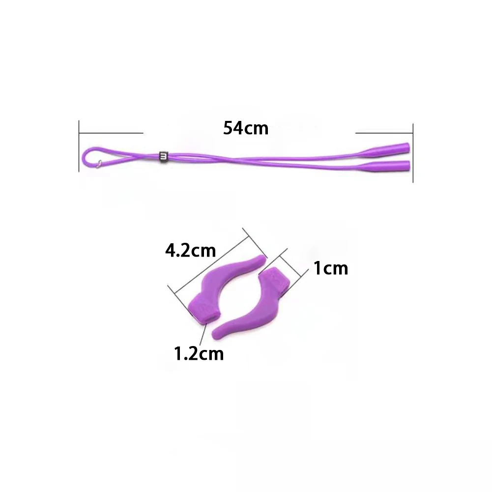 Fashion Anti Slip Silicone Glasses Ear Hooks For Kids And Adults Round Grips Eyeglasses Sports Temple Tips Soft Ear Hook 3