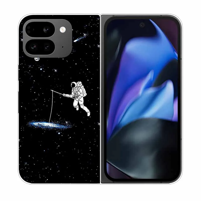 Clear Hard PC Back Cover with Cartoon Design