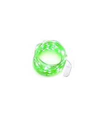 Enchanting LED Fairy String Lights - Waterproof Silver Wire for Magical Wedding & Christmas Decor (Green)