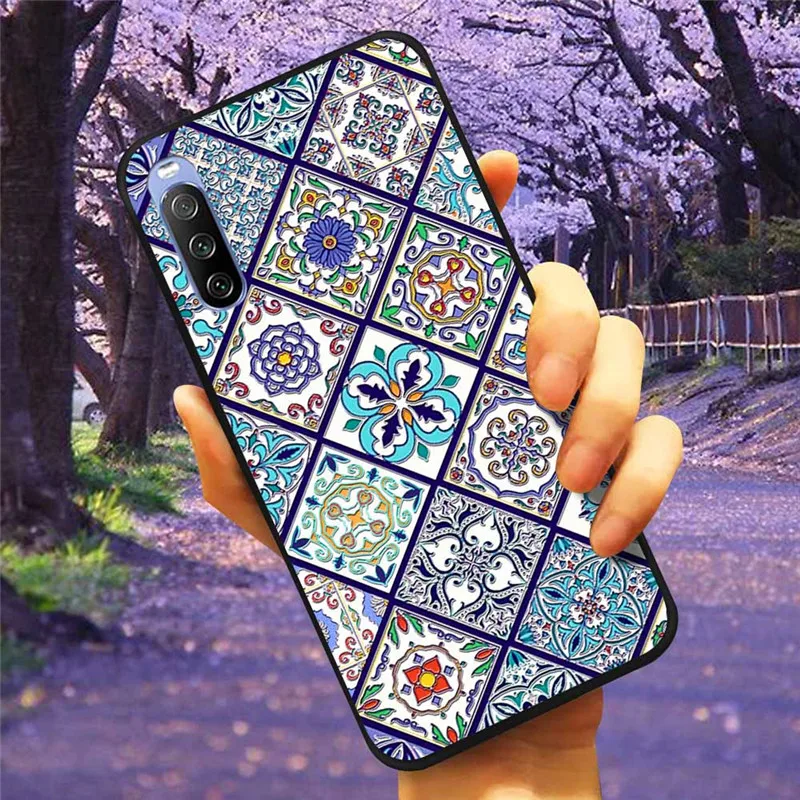 3D Flower Relief Soft Silicone Emboss Phone Case Cover