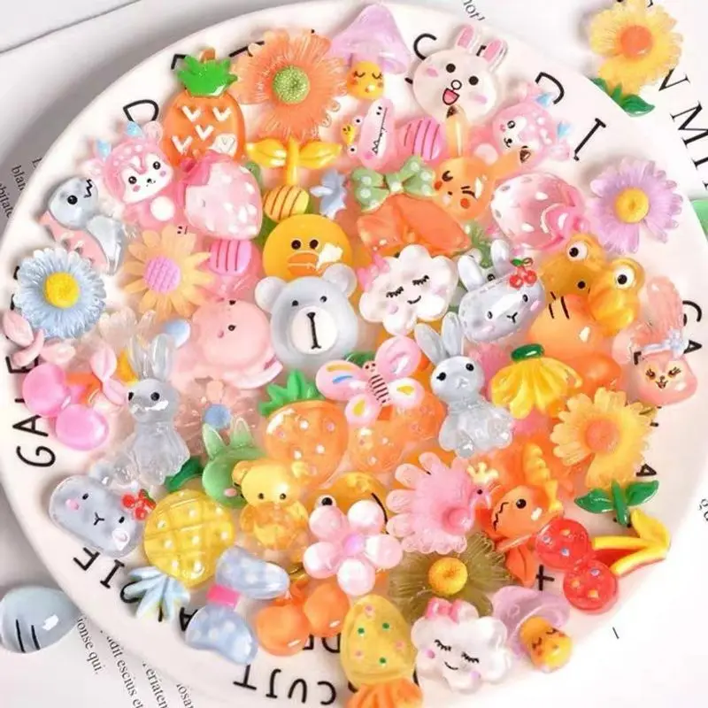 3D Cartoon Water Cup Sticker Cute Refrigerator Sticker Mobile Phone Handmake 3D Accessories DIY Resin