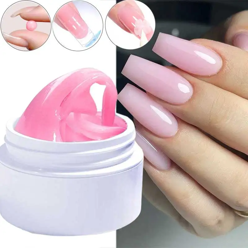 5/15ml Clear Non-Stick Hand Extension Gel Nail Polish 3D Shaping/Sculpting/Carving UV/LED Gel Milky Jelly Hard Gel Manicure DIY 5 5/15ml Clear Non-Stick Hand Extension Gel Nail Polish 3D Shaping/Sculpting/Carving UV/LED Gel Milky Jelly Hard Gel Manicure DIY 5