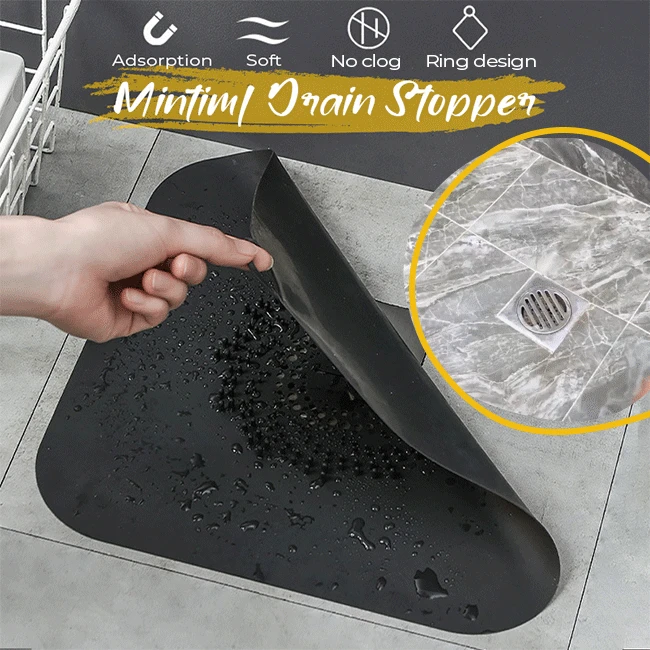 MintimlDrainStopperFloorDrainCoverAntiCloggingSiliconeFilter