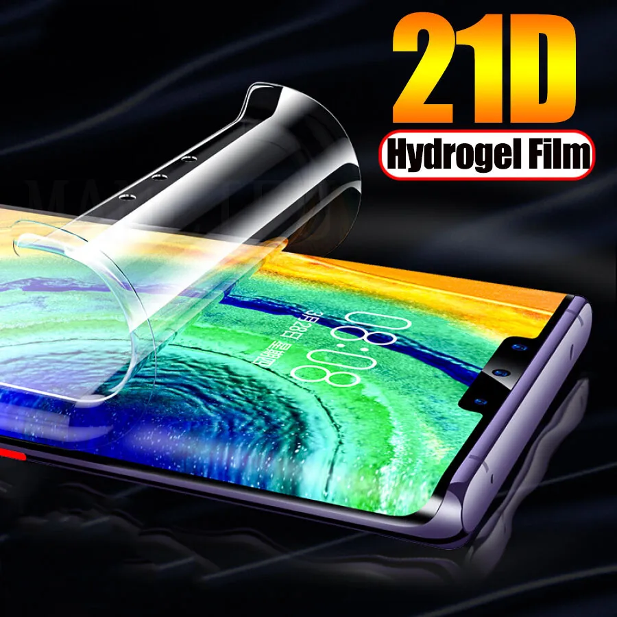

21D Full Hydrogel Film For Motorola Moto One Vision Z2 Z3 Play Front Soft TPU Screen Protector Moto G7 G6 G5s E5 Plus(Not Glass)