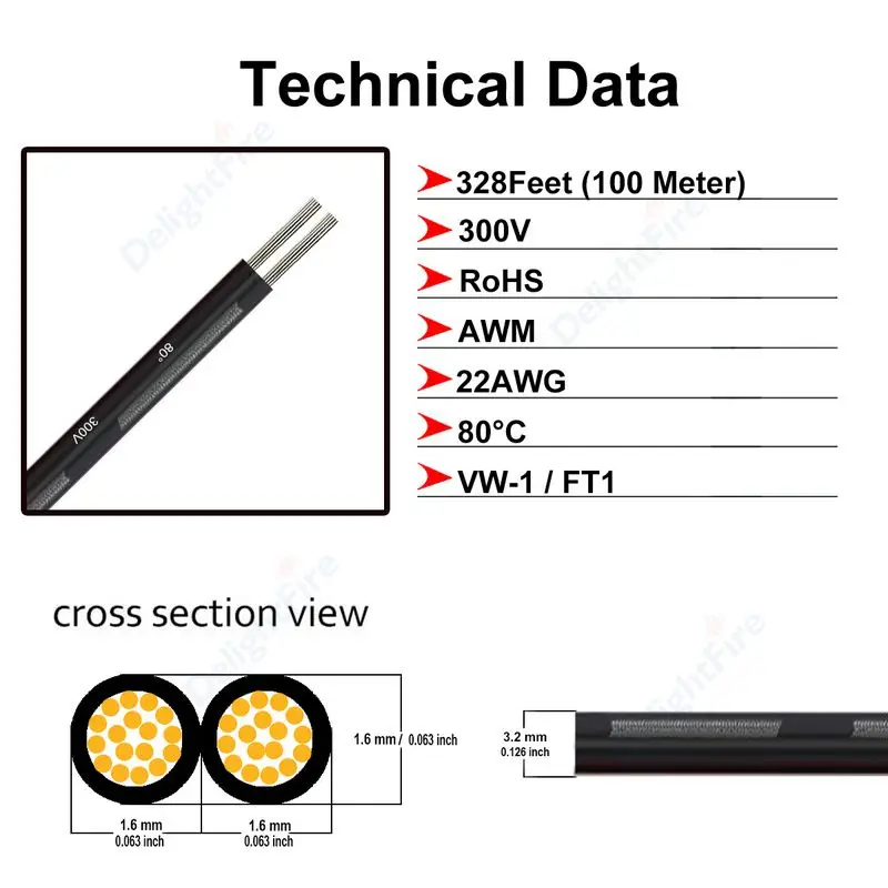 LED 익스텐션 케이블 JST 커넥터 플랫 케이블, SMD COB 5050 3528 LED 스트립 램프 전구, 전자 제품용 전선, 20m, 2 핀, 12V
