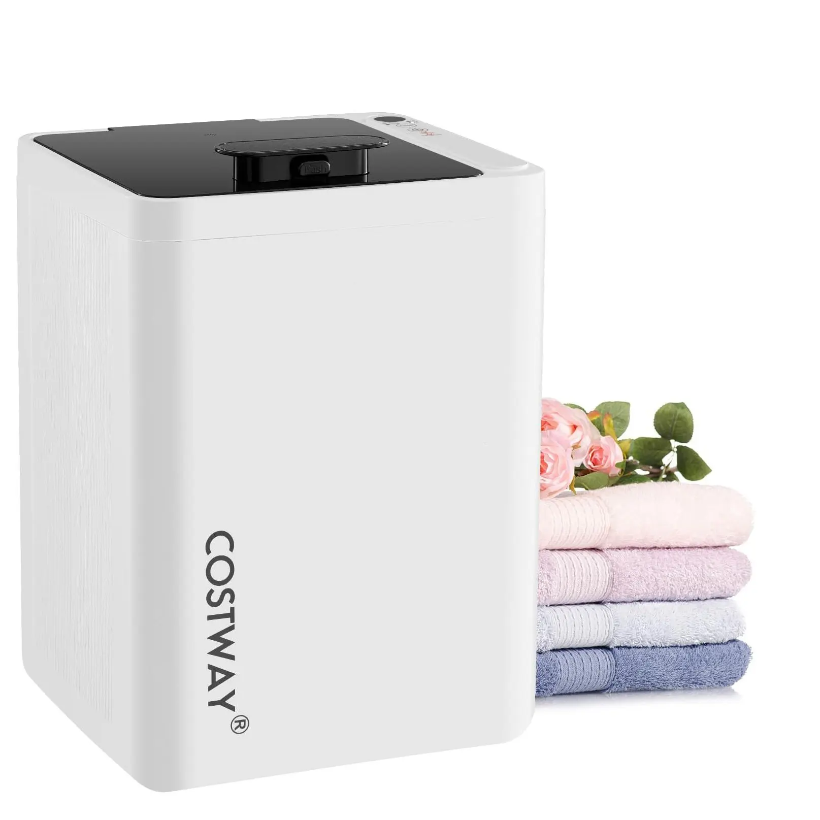23L Towel Warmer with 6-Level Timer & LED Display,Temperature up to 125 °C,for Large Towels,Bathrobes and Blankets